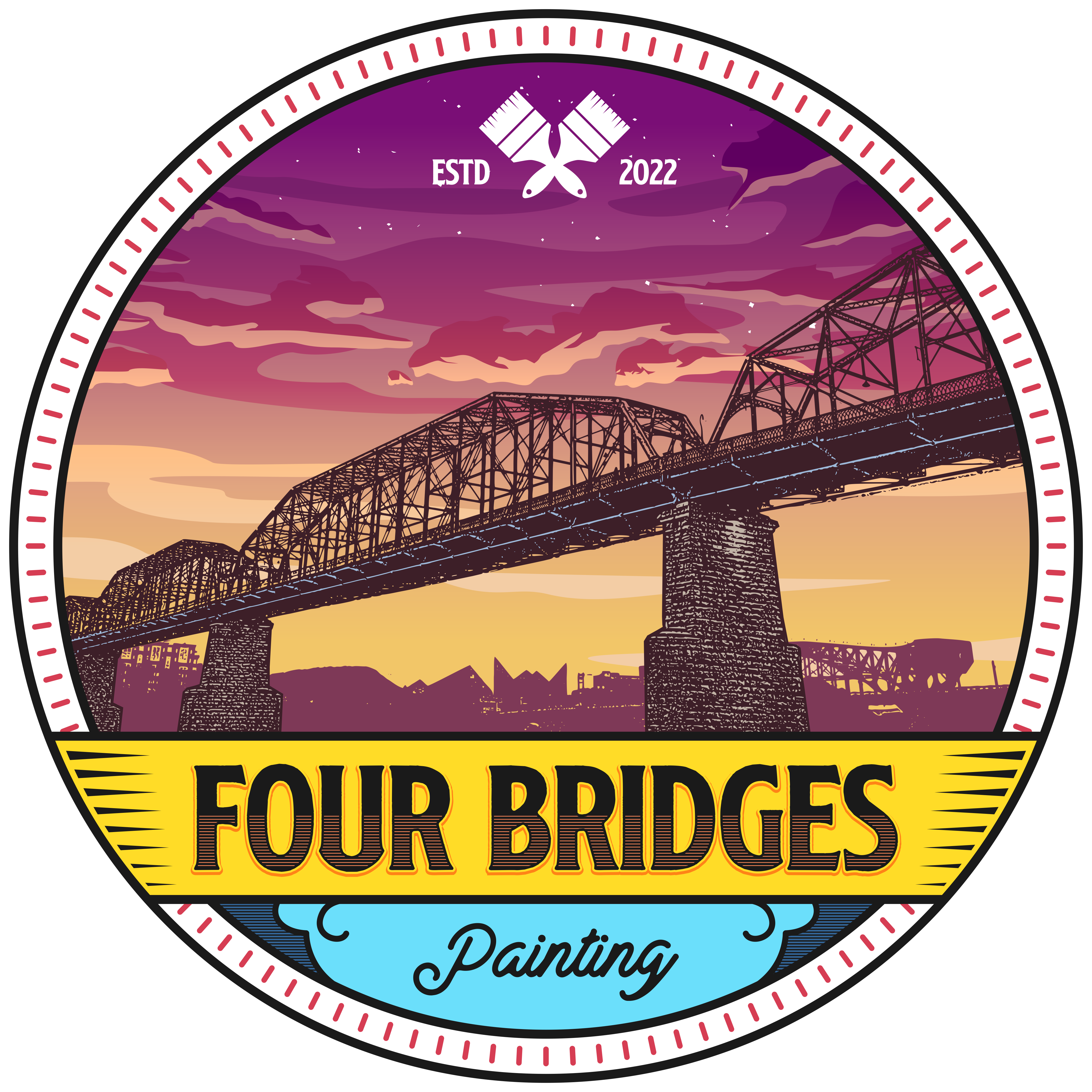 Four Bridges Painting - Painting in Chattanooga